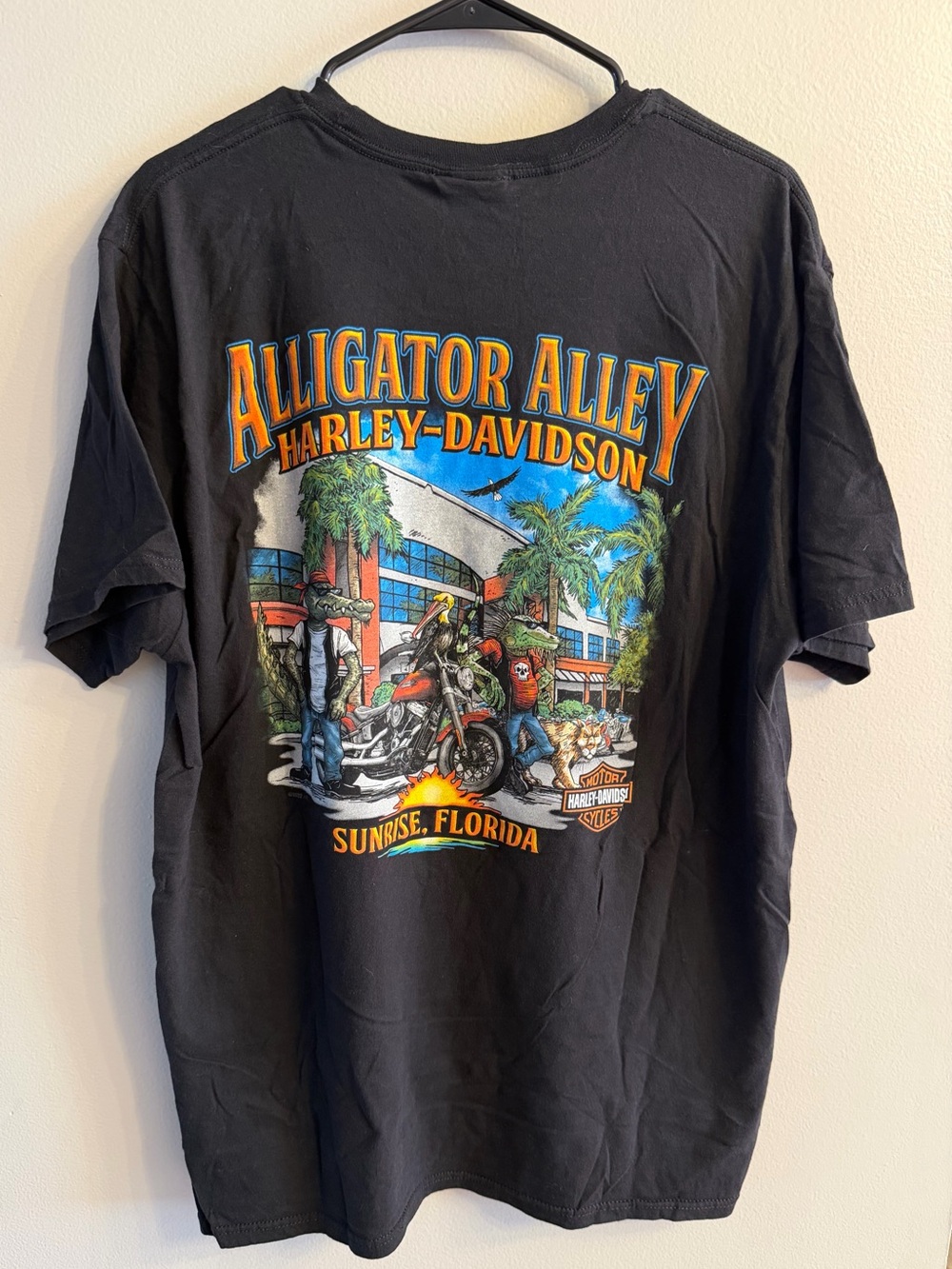 Harley Davidson T Shirt - Alligator Alley - Collectible